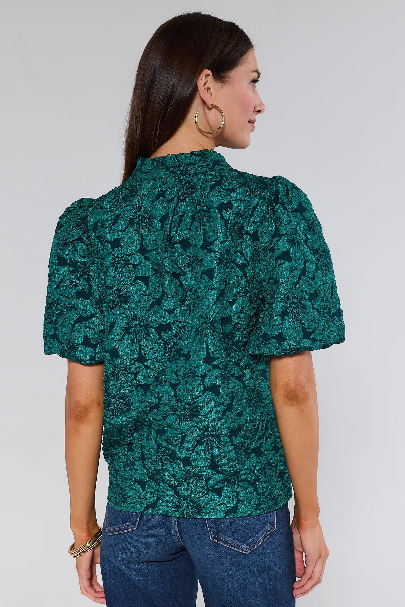 USA Fashionn | Teresa Green Floral Top