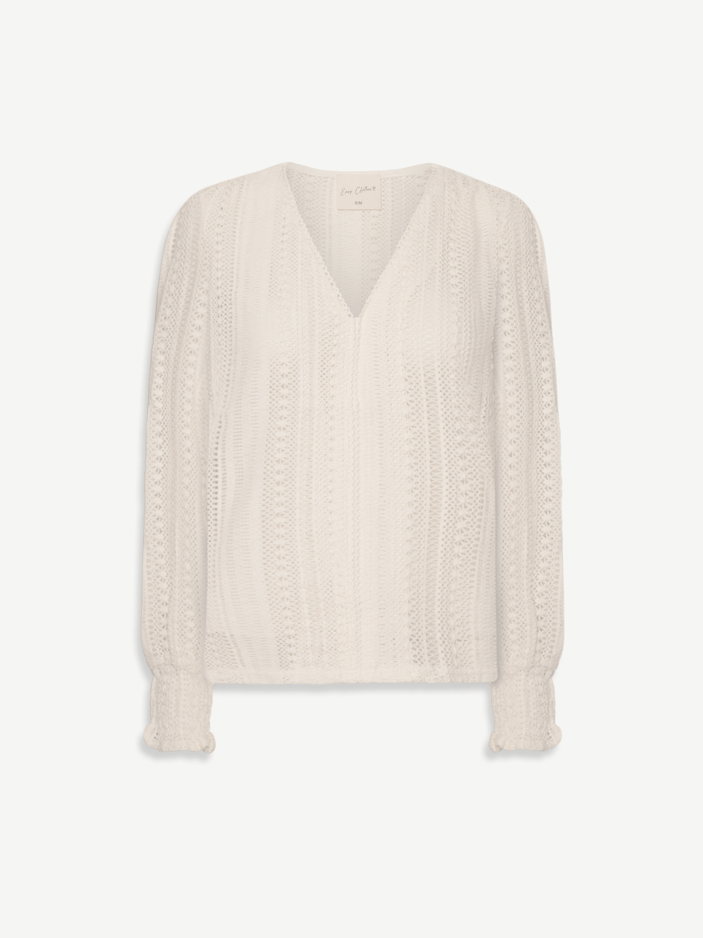 USA Fashionn | Ecru Crochet Arlyne Blouse