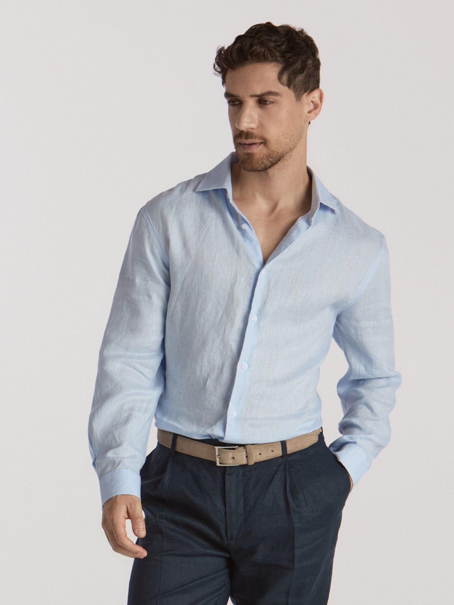 USA Fashionn | Poseidon Linen Shirt