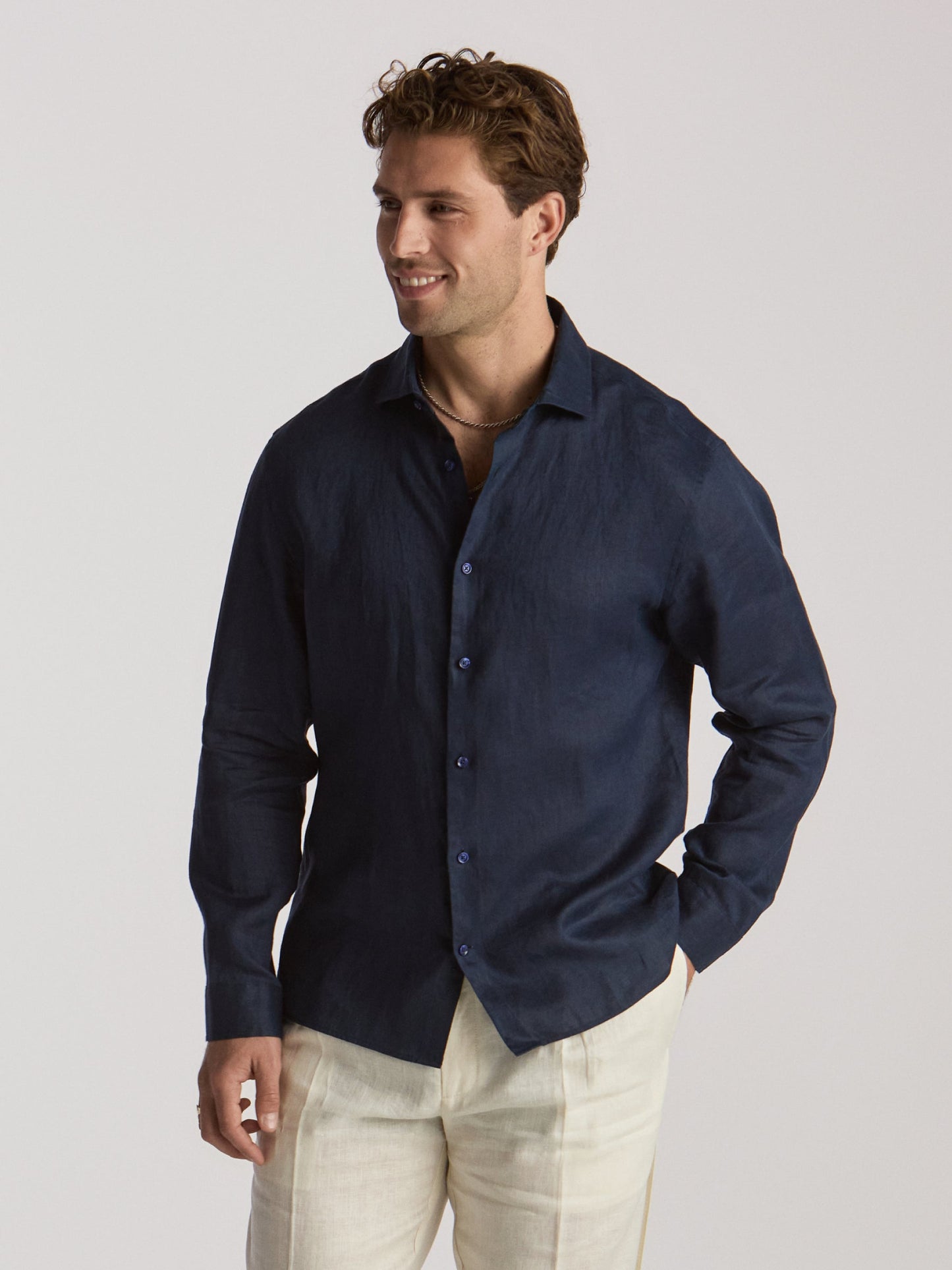 USA Fashionn | Poseidon Linen Shirt