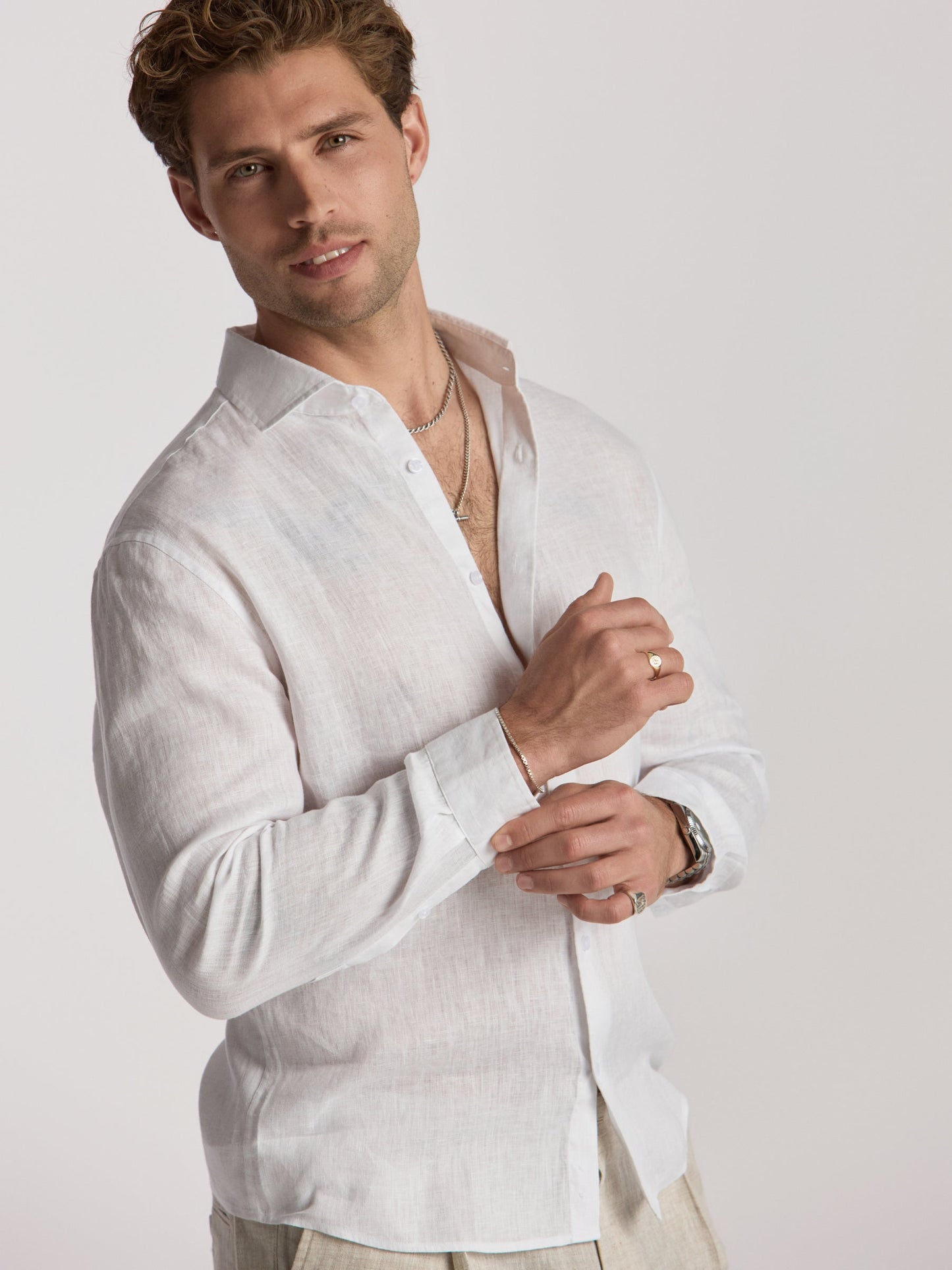 USA Fashionn | Poseidon Linen Shirt