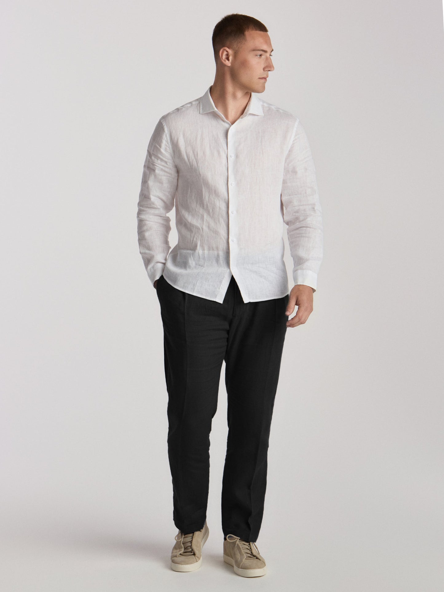 USA Fashionn | Poseidon/Apollo Linen Trousers