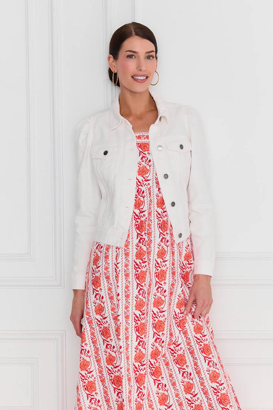 USA Fashionn | Roxanna White Denim Jacket